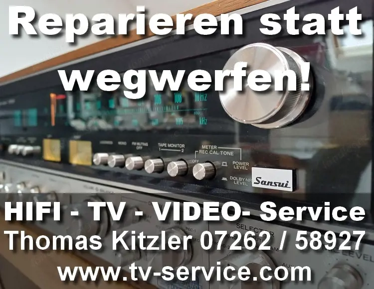 Vinatge HIFI Geräte Service und Reparatur