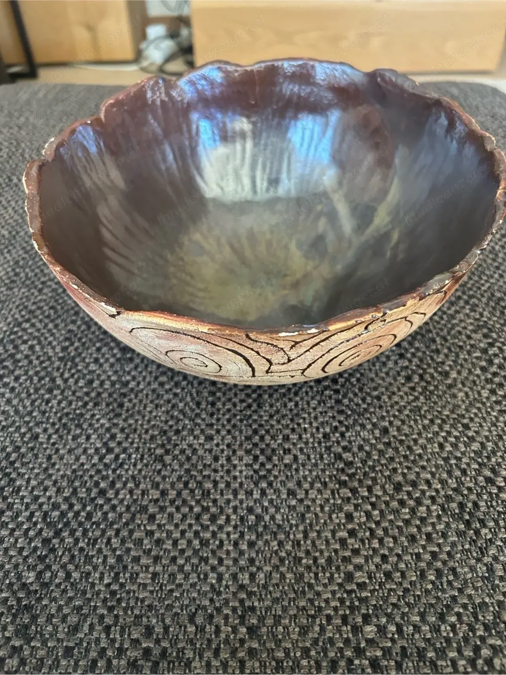 Handarbeit: Obstschale aus Ton