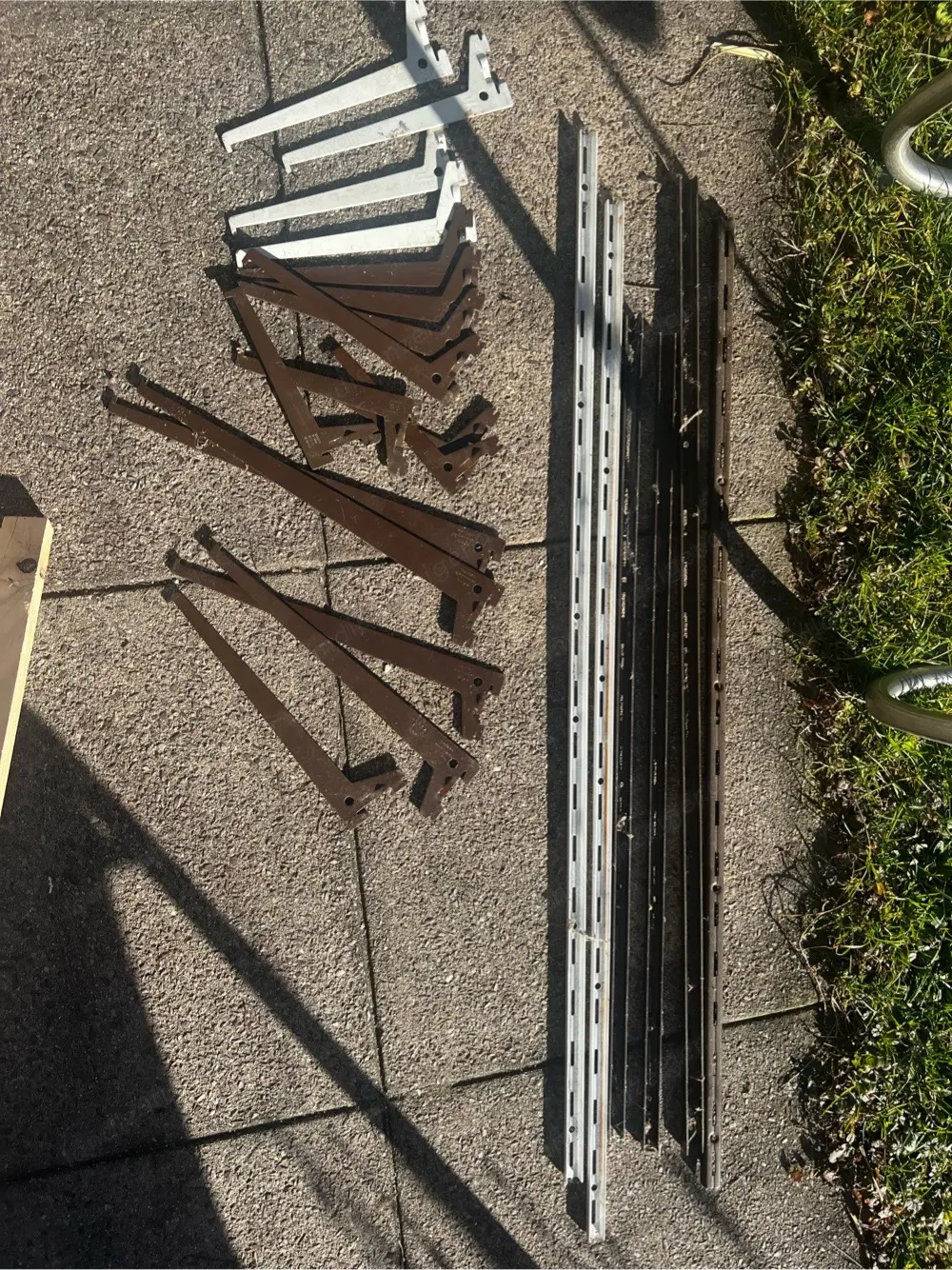 Wandschienen Regalsystem 22- teilig