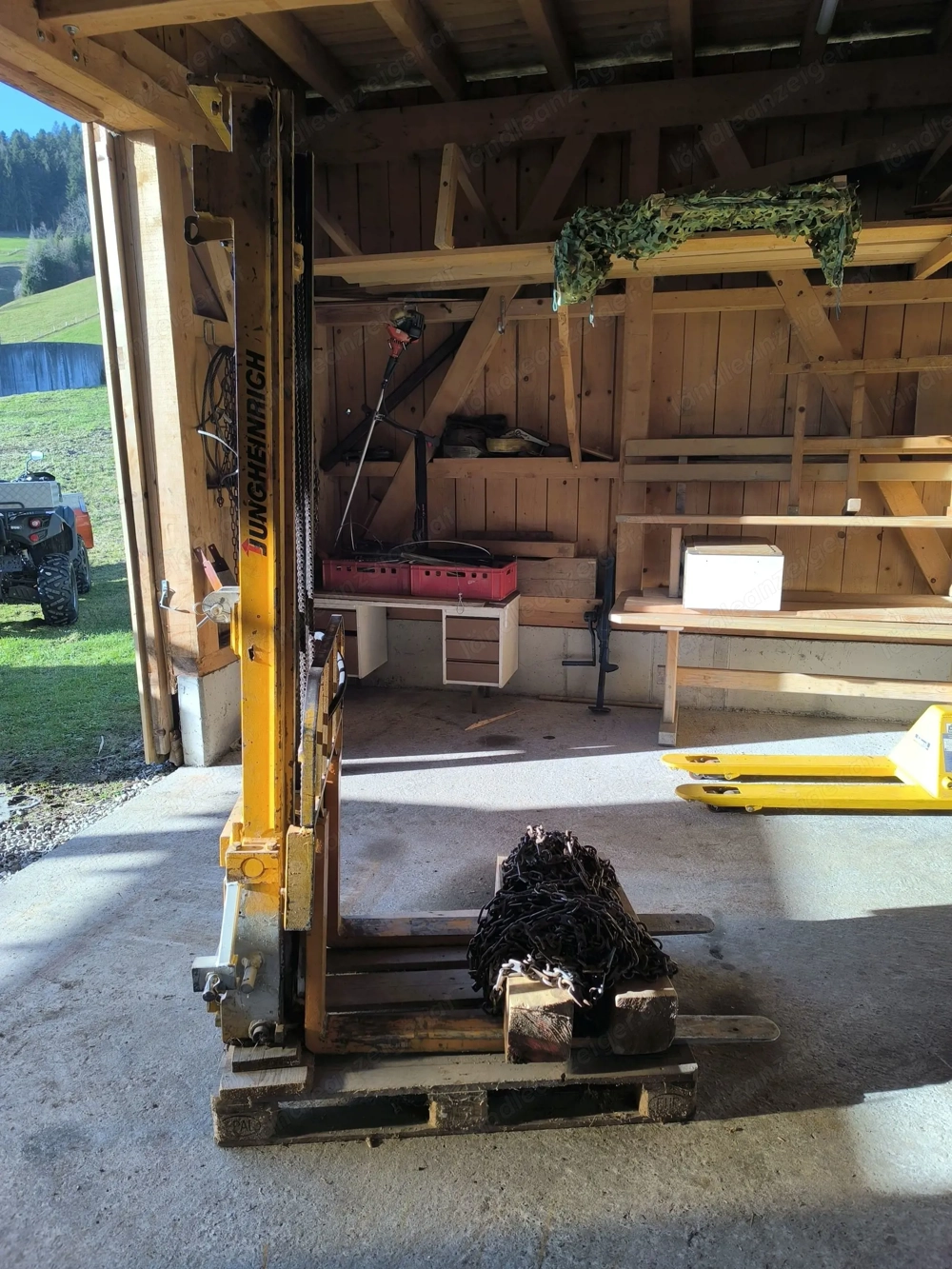 3 Punkt Heckstapler für Traktor