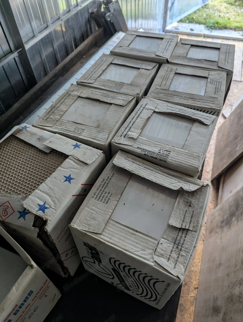 Italienische Fliesen 20x20 weiß 7+1,5m2