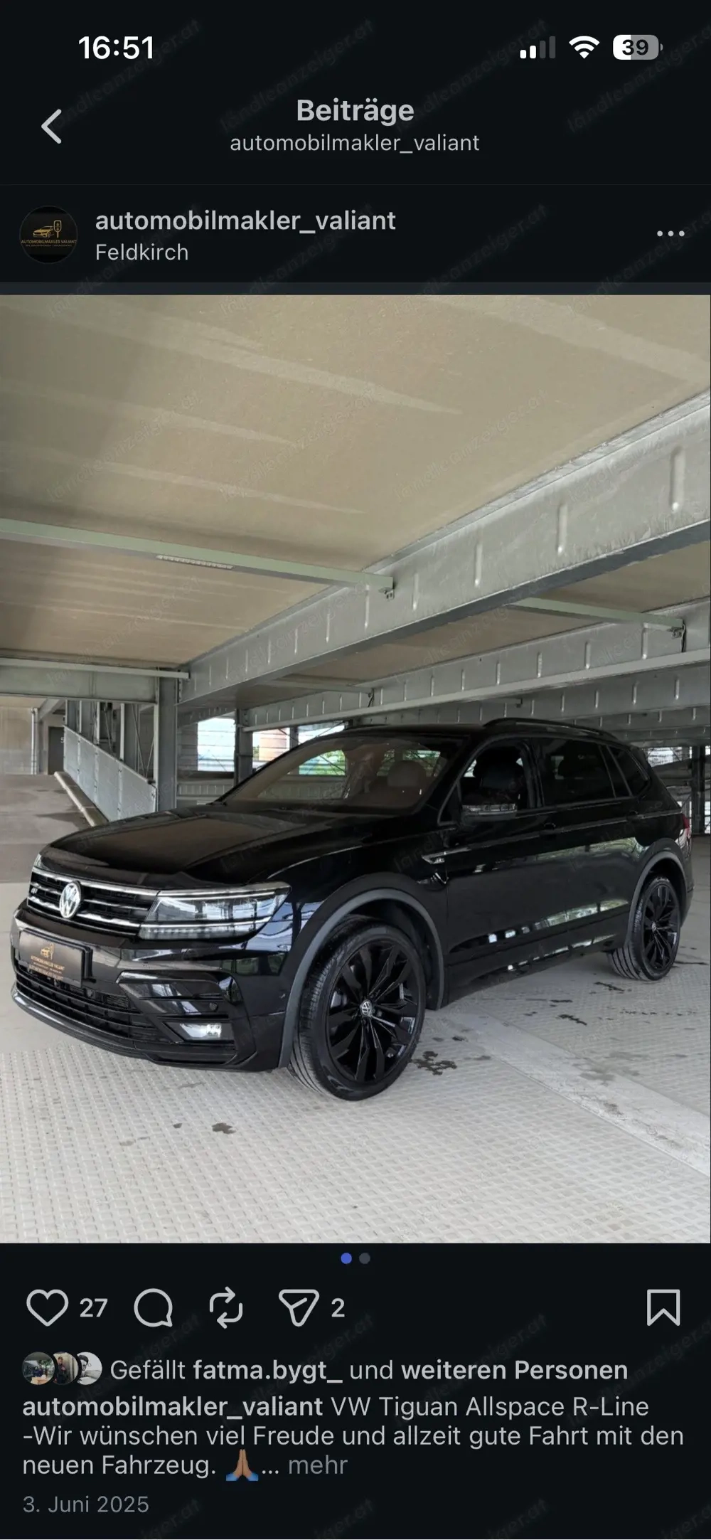 VW Tiguan Allspace 2.0 TDI DSG 4Motion R-Line