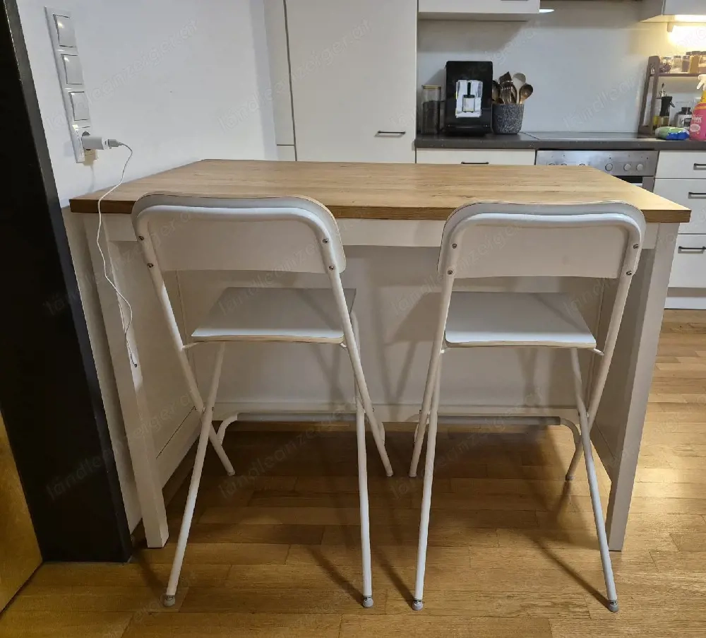 IKEA Kücheninsel + 2 Stühle