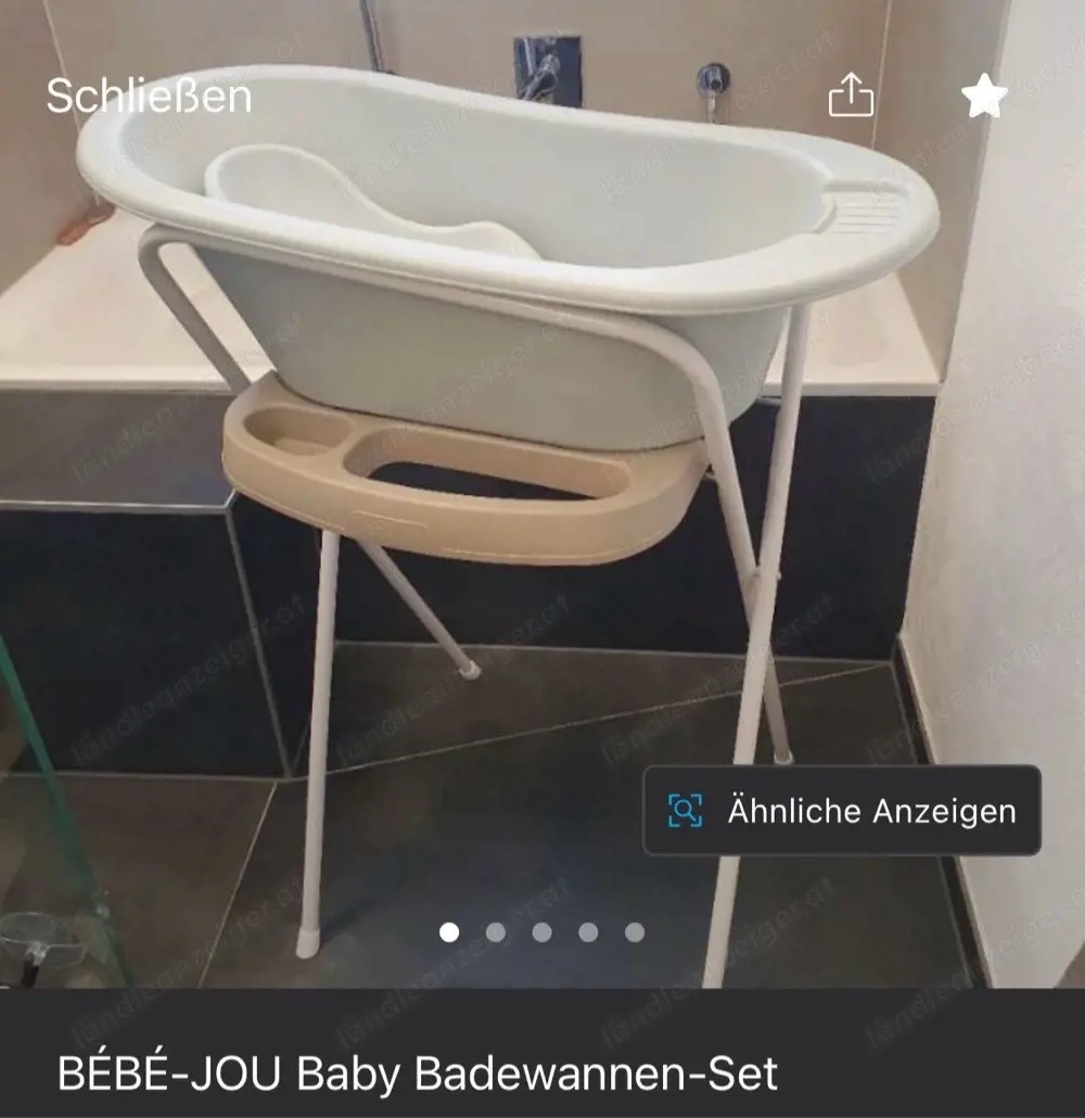 Babybadewanne mit Einsatz