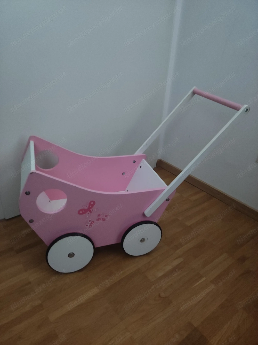 Puppenwagen aus Holz