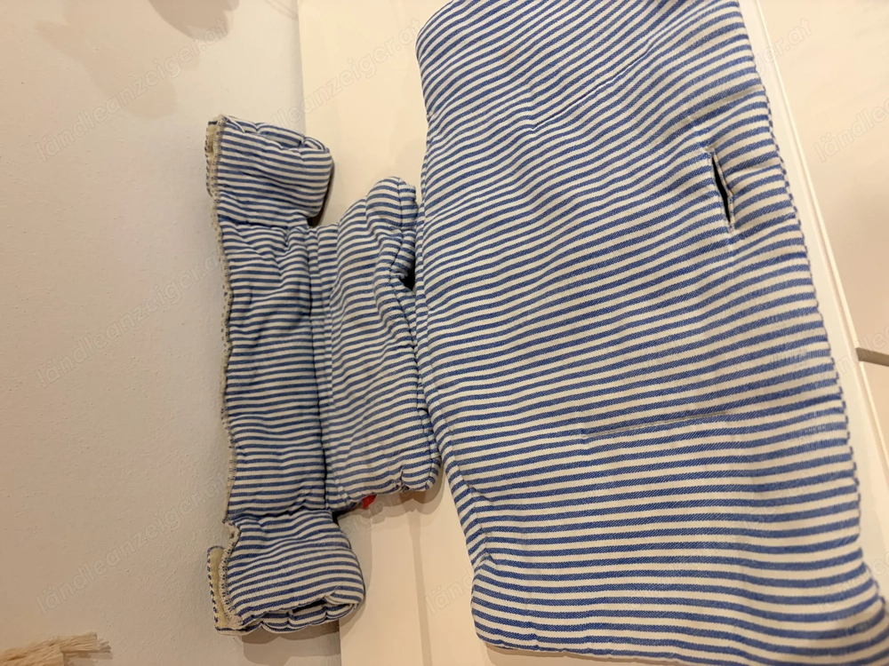 Stokke Sitzpolster blau weiss