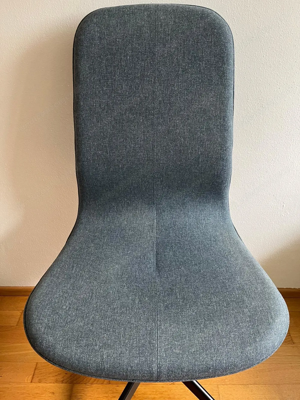 Bürostuhl in grau-blau meliert