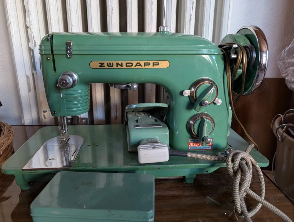 Nähmaschine - Zündapp, gebraucht aber funktionsfähig