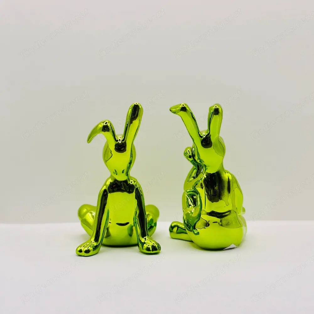 Osterhasen Deko aus Porzellan