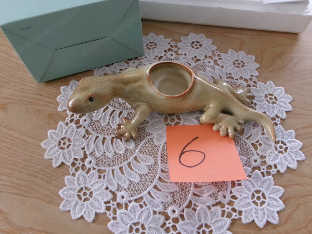 PartyLite - Geko - Teelichtgläser + Deko 