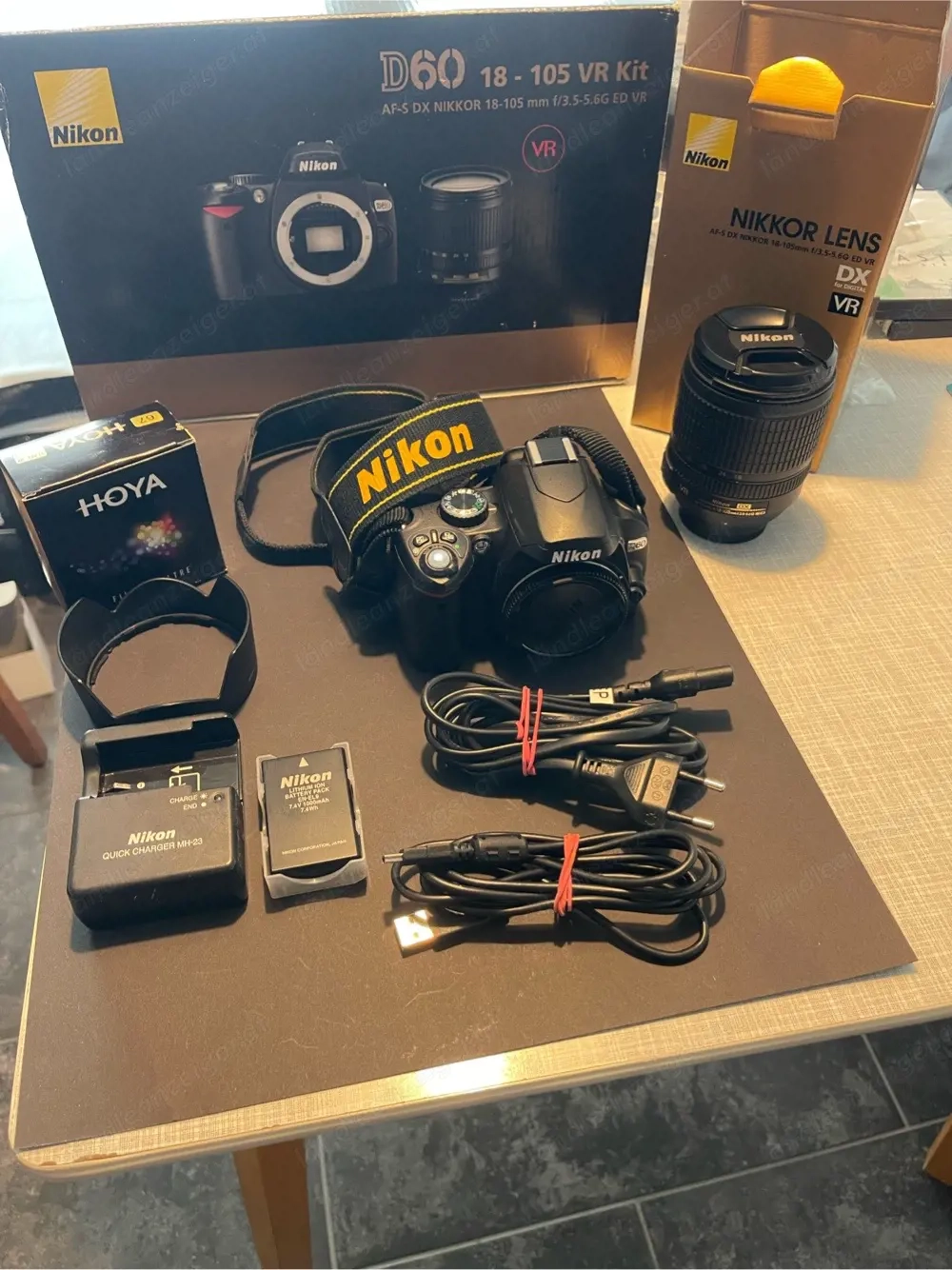 Nikon D60   18 105mm VR Objektiv (Kit)   guter Zustand