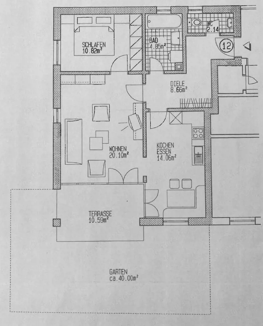 Schöne 2-Zimmer Wohnung in Lustenau