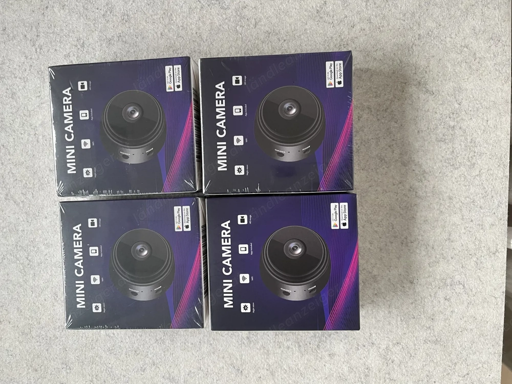 NEU 4 Stück Mini-Überwachungskameras ohne Speicherkarte