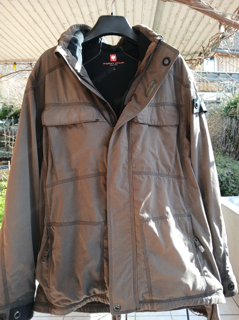 Parka für Herren, gefüttert, Größe L