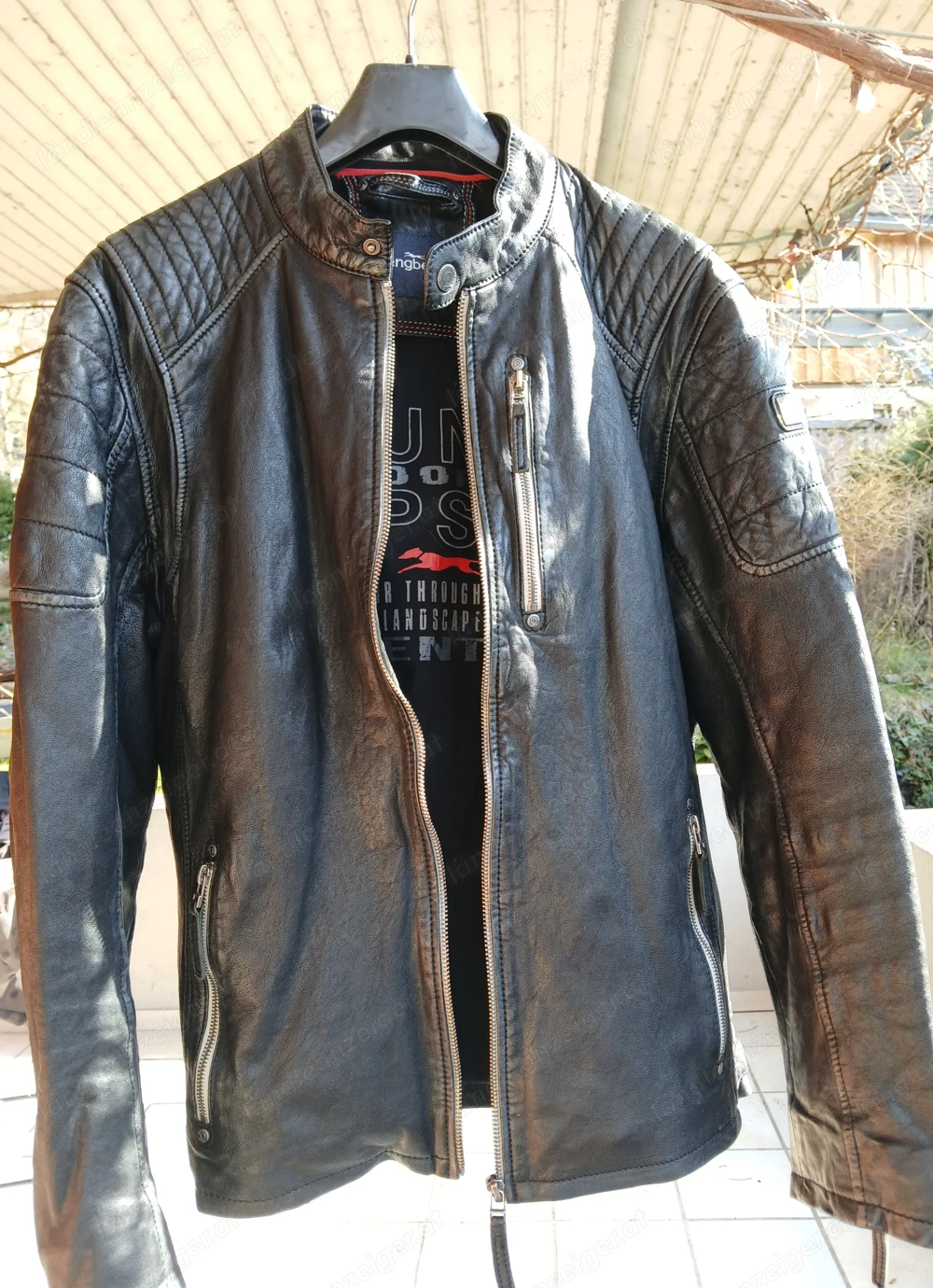 Lederjacke für Herren, Größe 50, Marke: ENGBERS