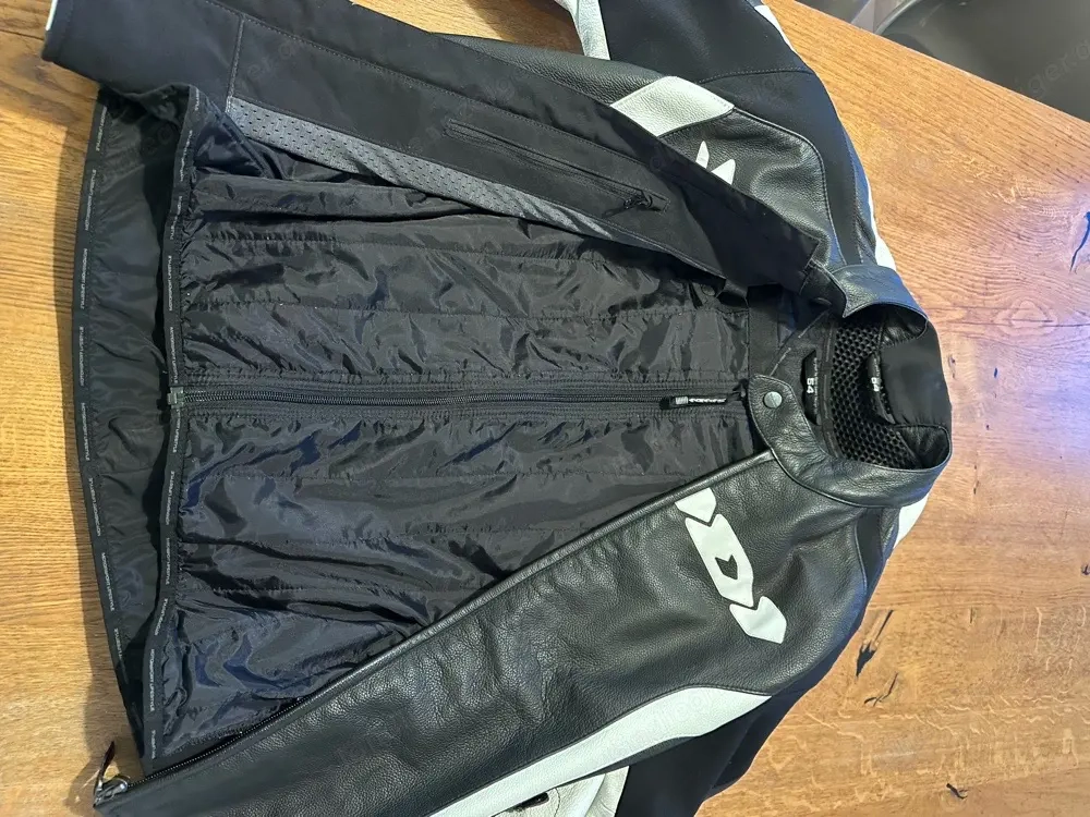 Leder Motorrad Jacke und Hose