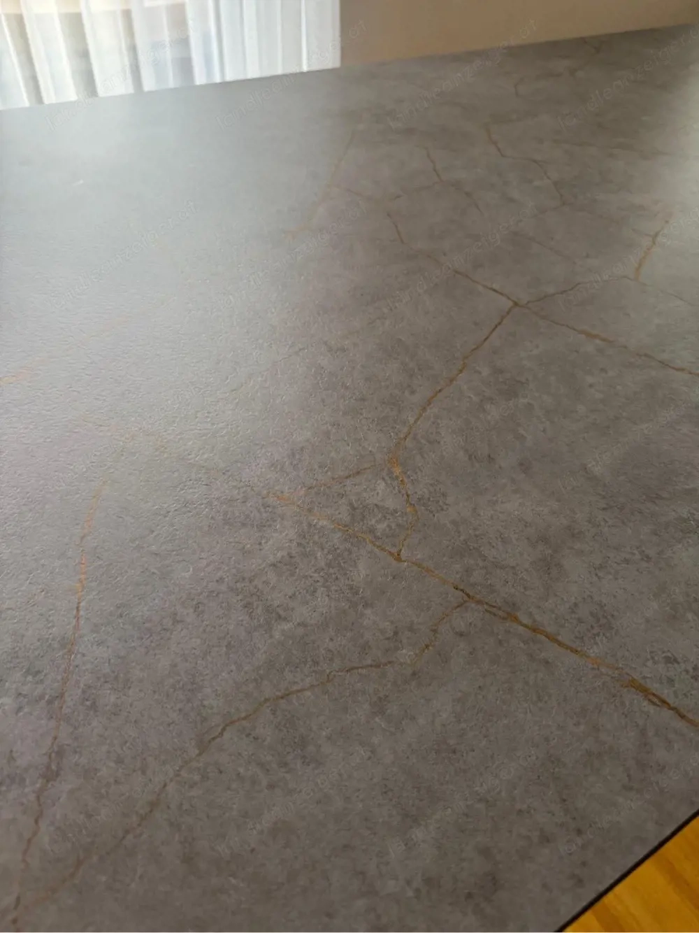 Esstisch Grau Marmordesign