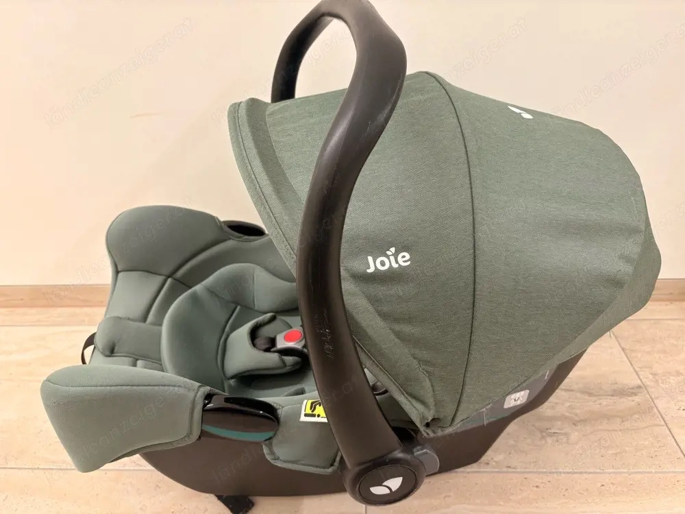 Babyschale Joie inkl. Verankerungsstation für Auto
