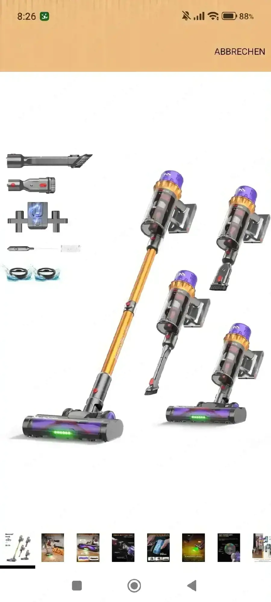 AlloyMove Akku Staubsauger