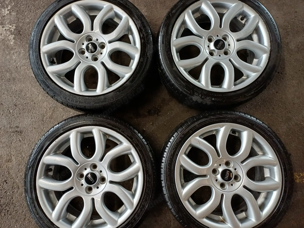 Mini Komplettsatz Sommer Original 7x17 Zoll 4 100 