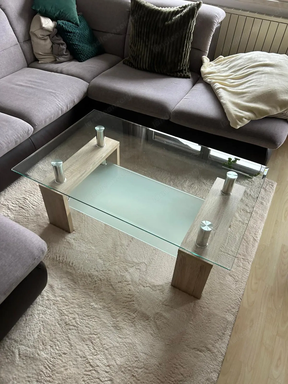 Glastisch für Wohnzimmer 