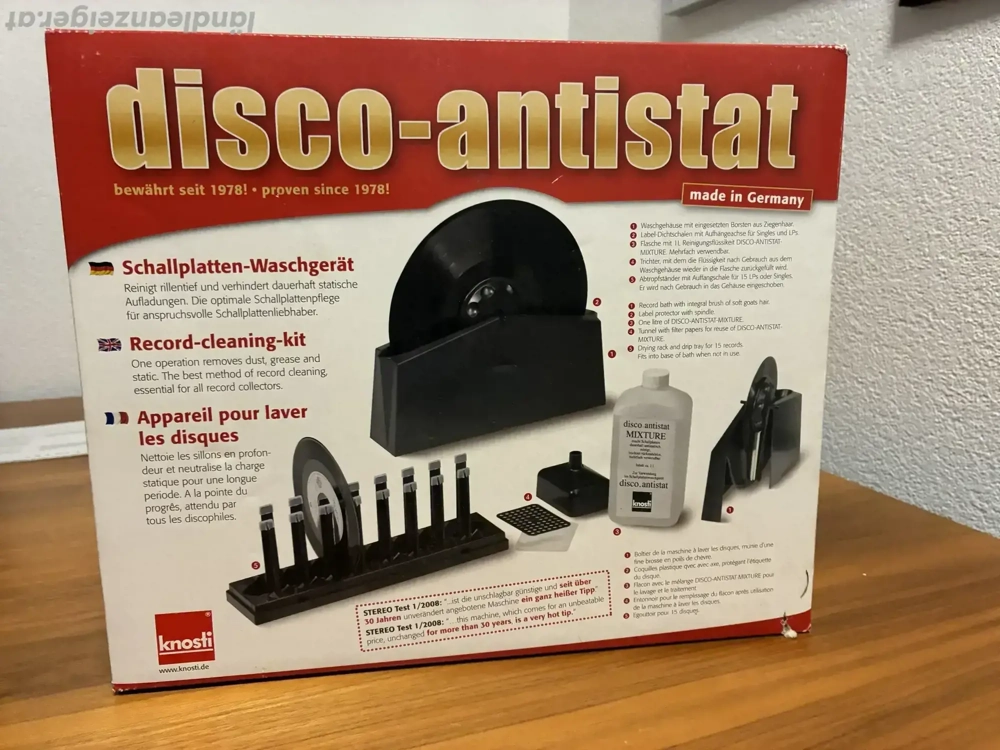 Schallplattenreinigungsgerät Knosti Disco-Antistat