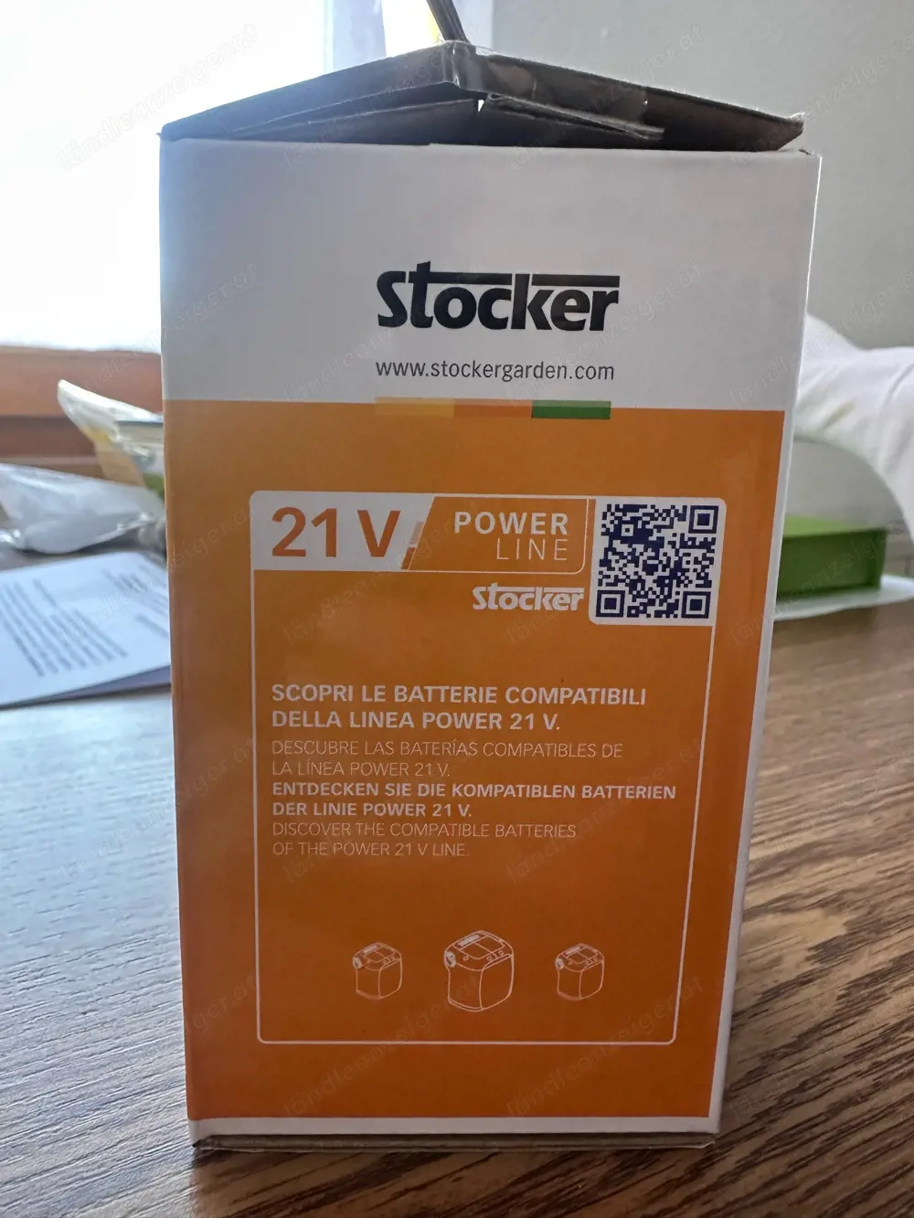 Ladegerät Stocker 21V