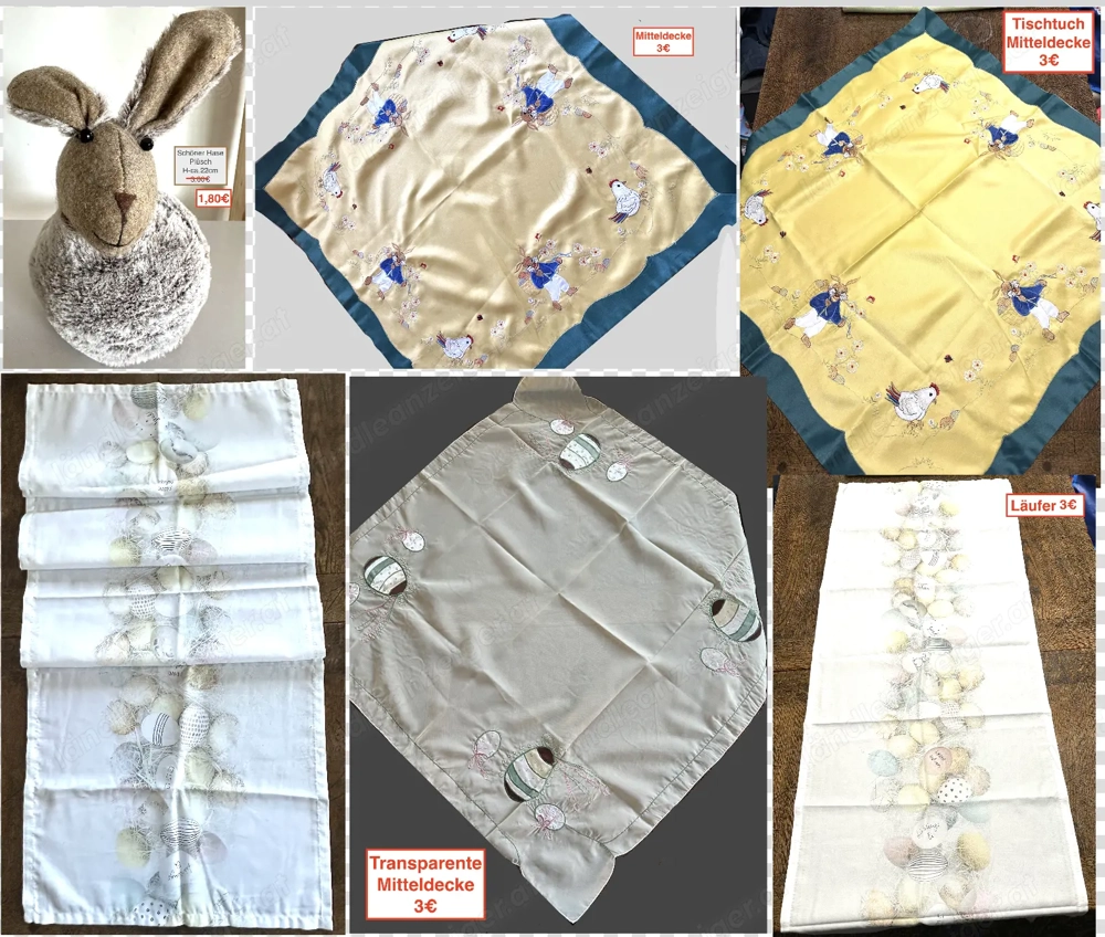 Ostern Tischtuch Mitteldecke Läufer 