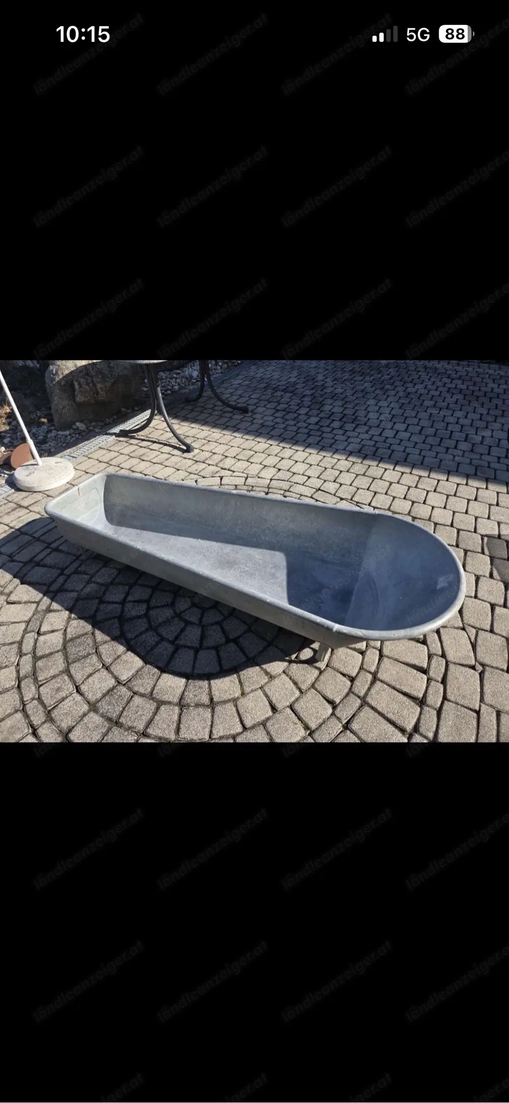 Suche verzinkte Badewanne