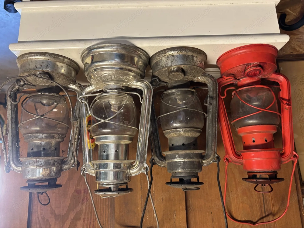 4 Feuerhand Sturmlaternen