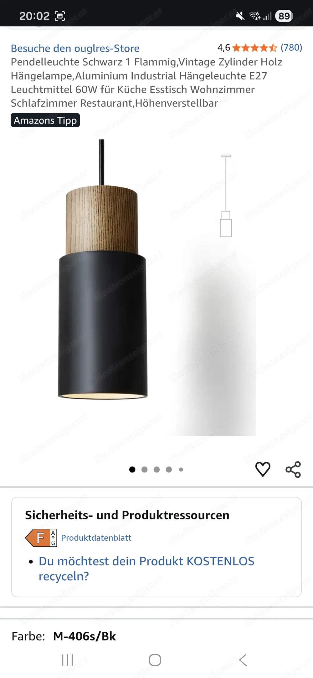 Lampe neu (ungebraucht)