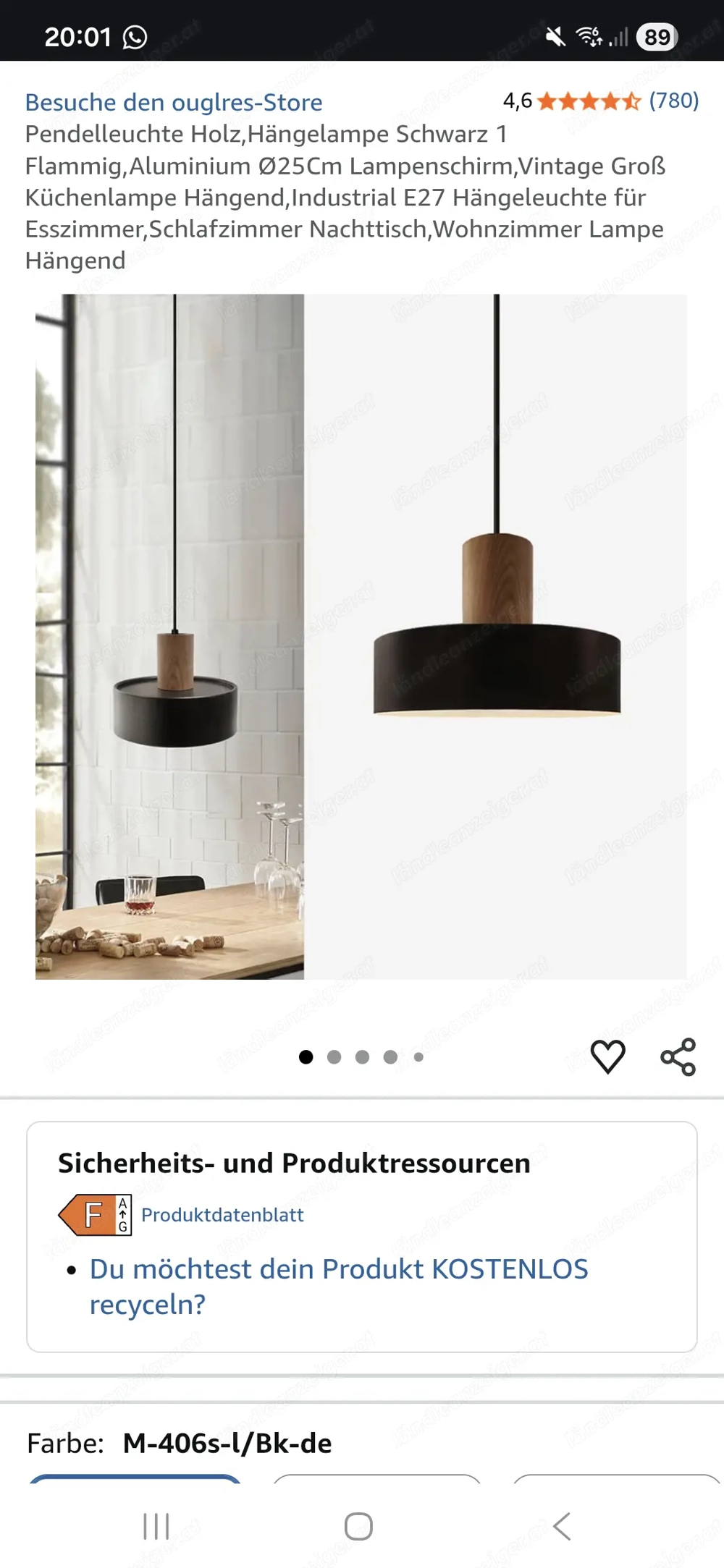 Lampe neu (ungebraucht)