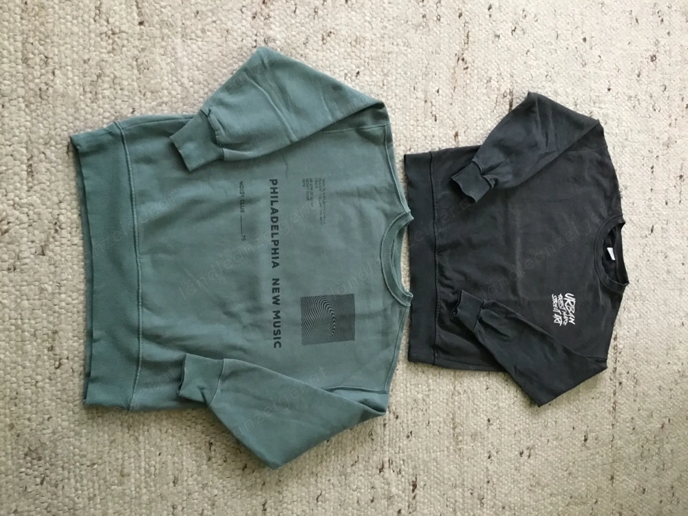2 tolle Sweatshirts Gr. 9-10 J. + Gr. 11-12 Jahre, neuwertig