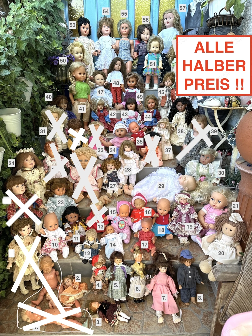 NOCHMALS HALBER PREIS !! Alle Puppen ob Groß oder Klein