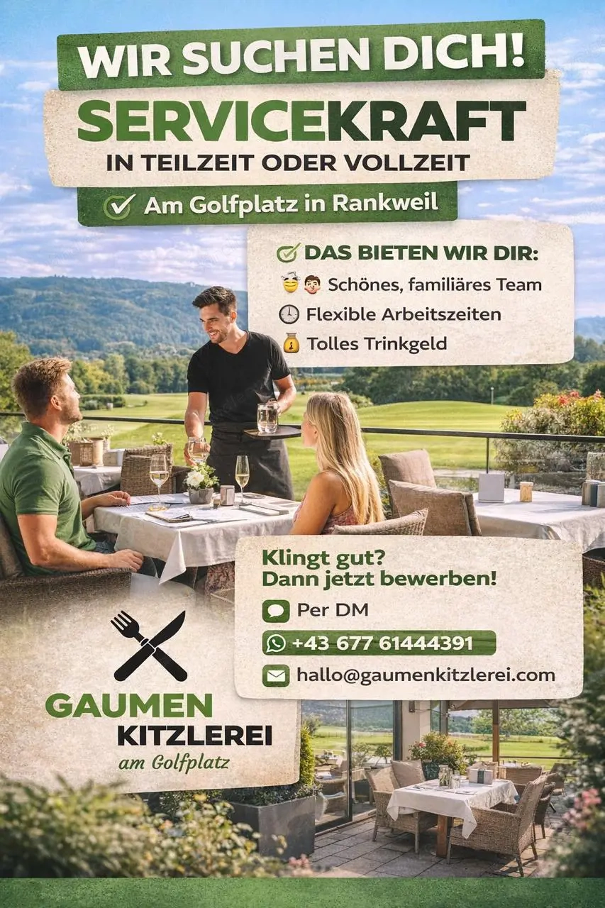    Verstärkung für unsere SOMMERSAISON gesucht!