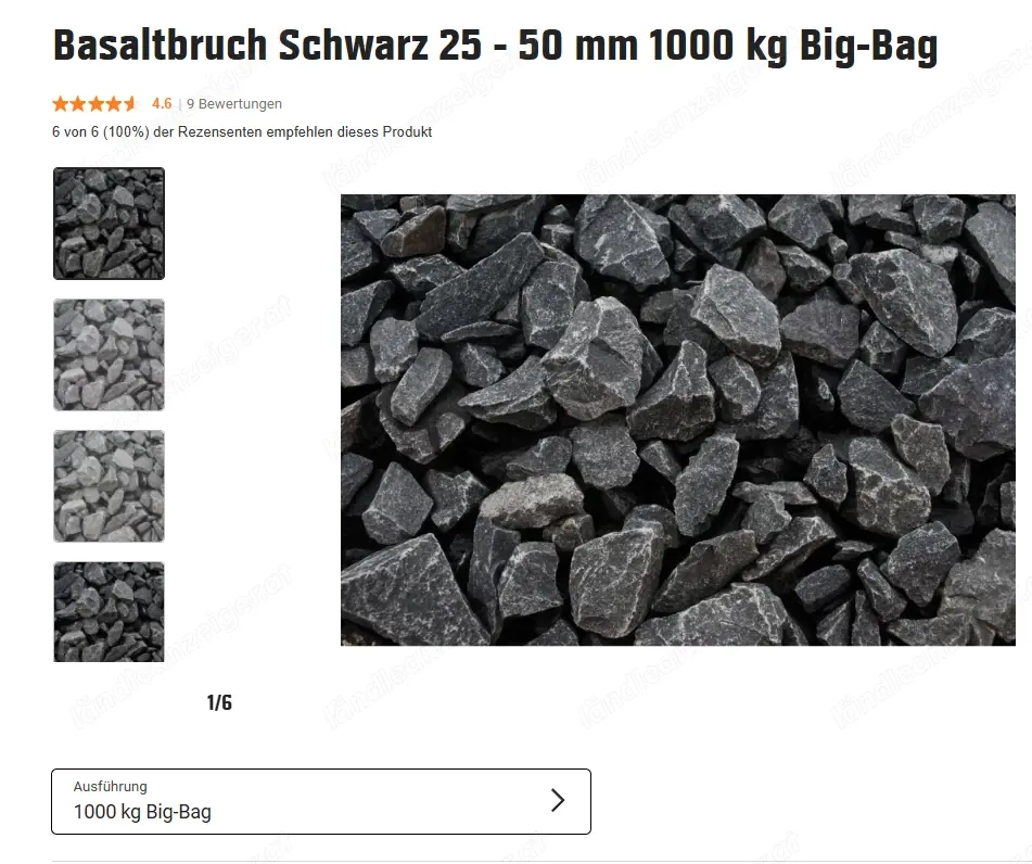 Verkaufe Basaltbruch 