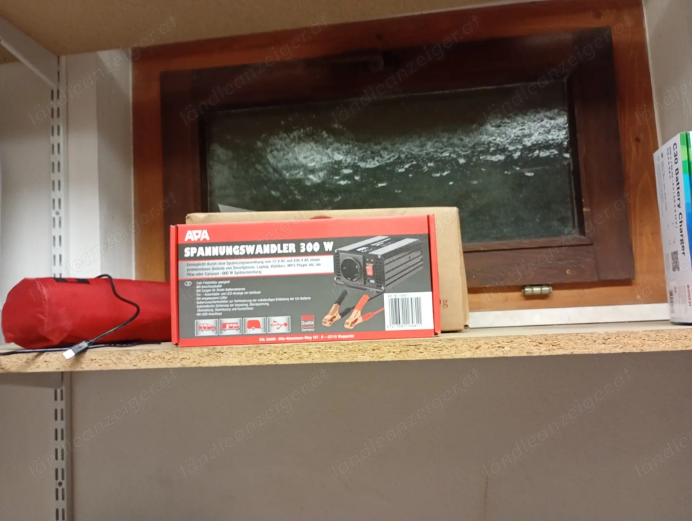 Wandler fürs Auto von 12 Volt auf230 Volt wechselspannung