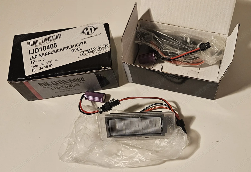 Kennzeichenleuchte Opel