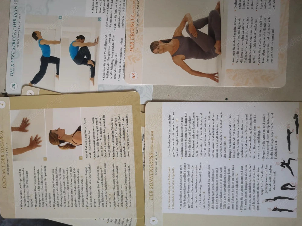 YogaBox mit vielen Karten für Übungen