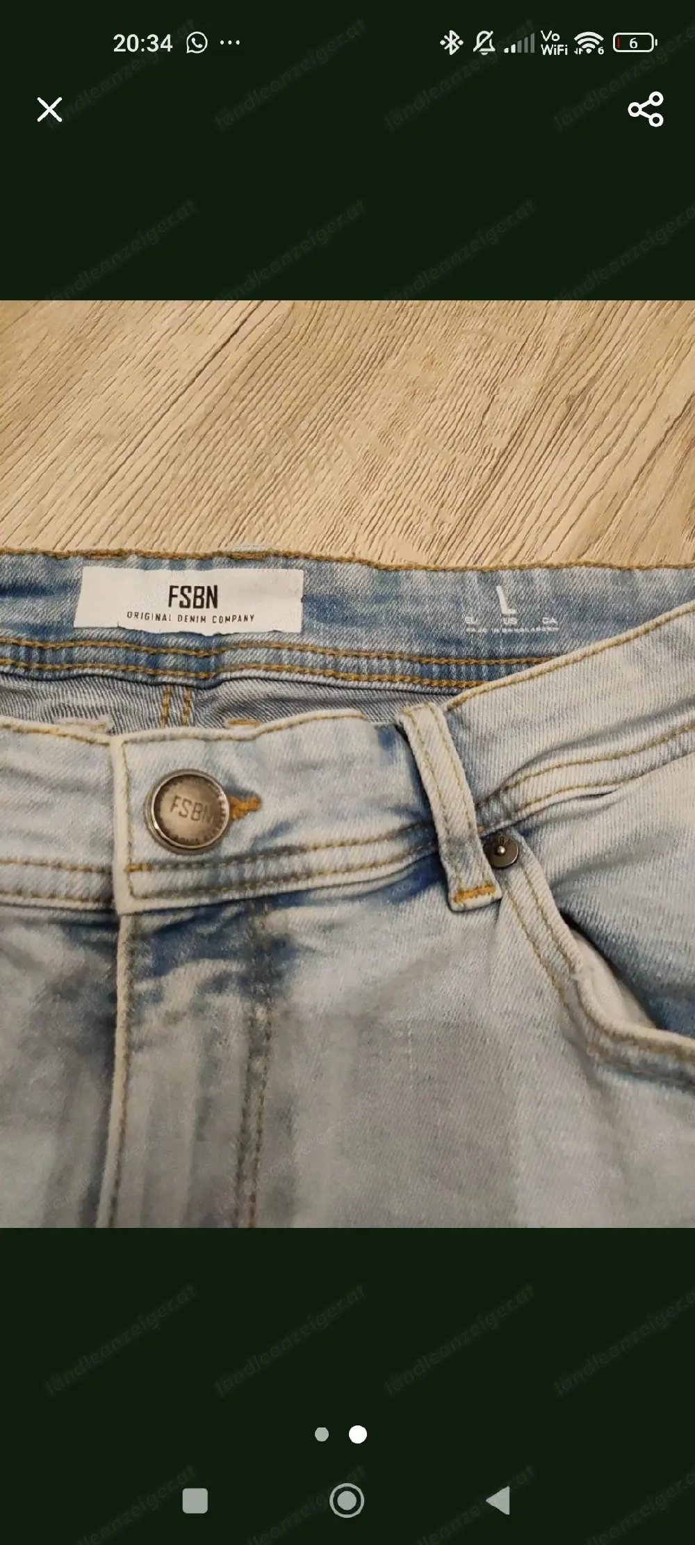 Kurze Jeans 