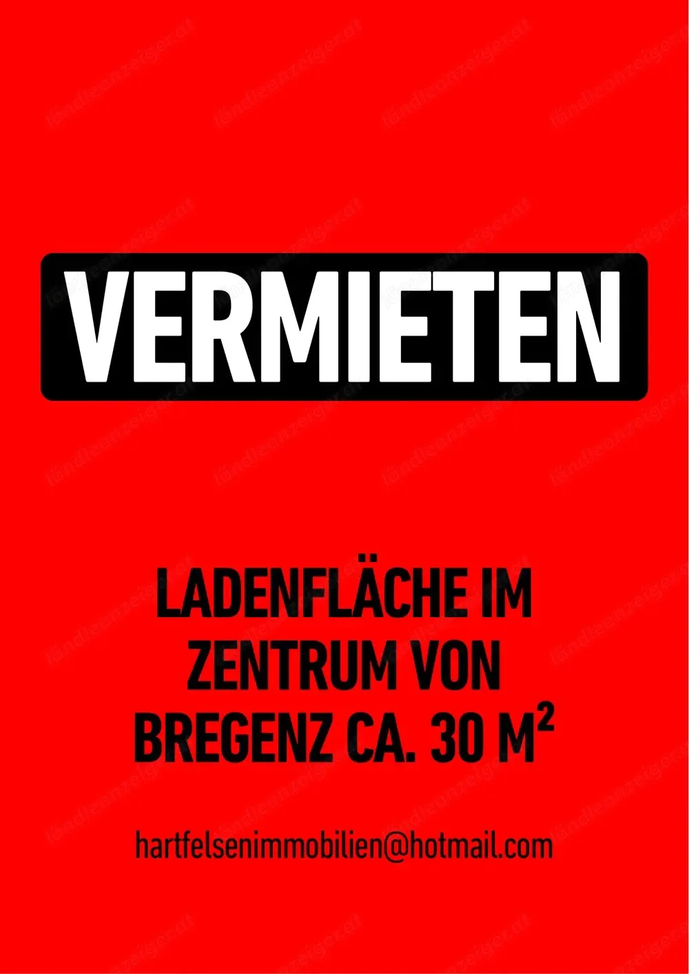 Tolles Geschäftslokal in Bregenzer Innenstadtlage