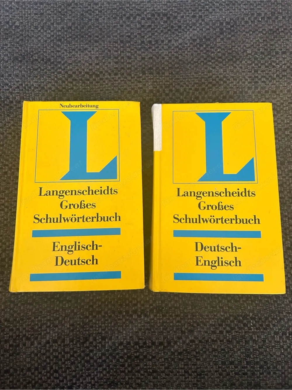 Langenscheidts Schulwörterbuch Englisch-Deutsch, 2 Bände