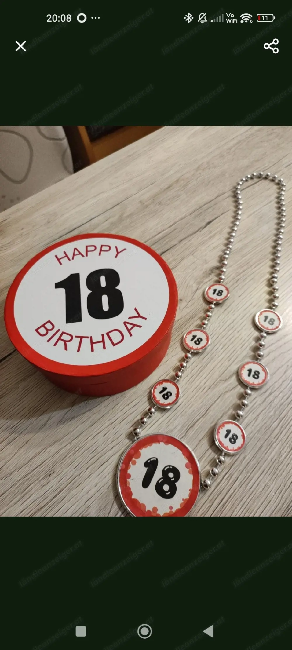 Deko zum 18. Geburtstag 