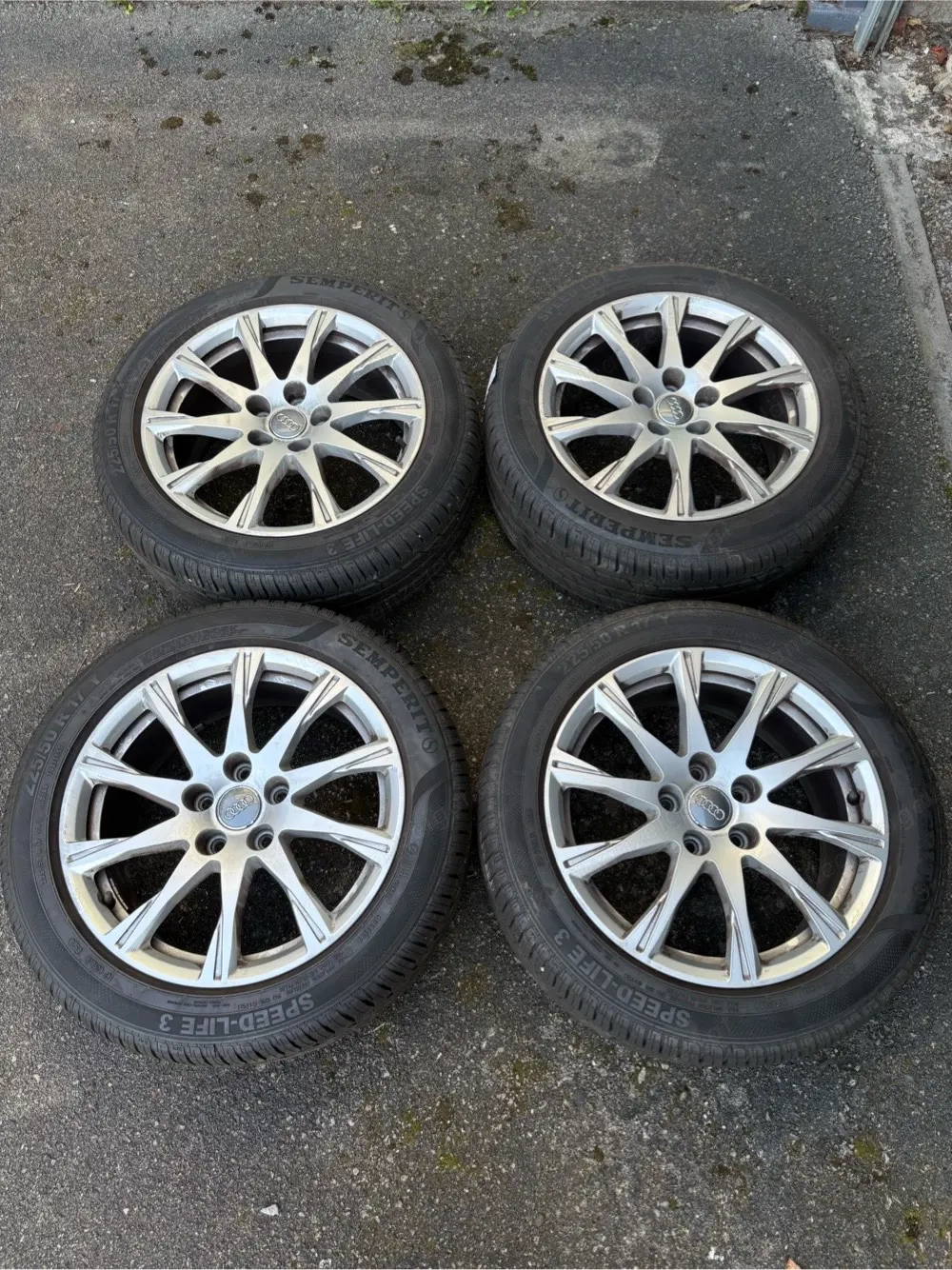 Original Audi A4 B8 B9 17 Zoll Alufelgen + Sommerreifen