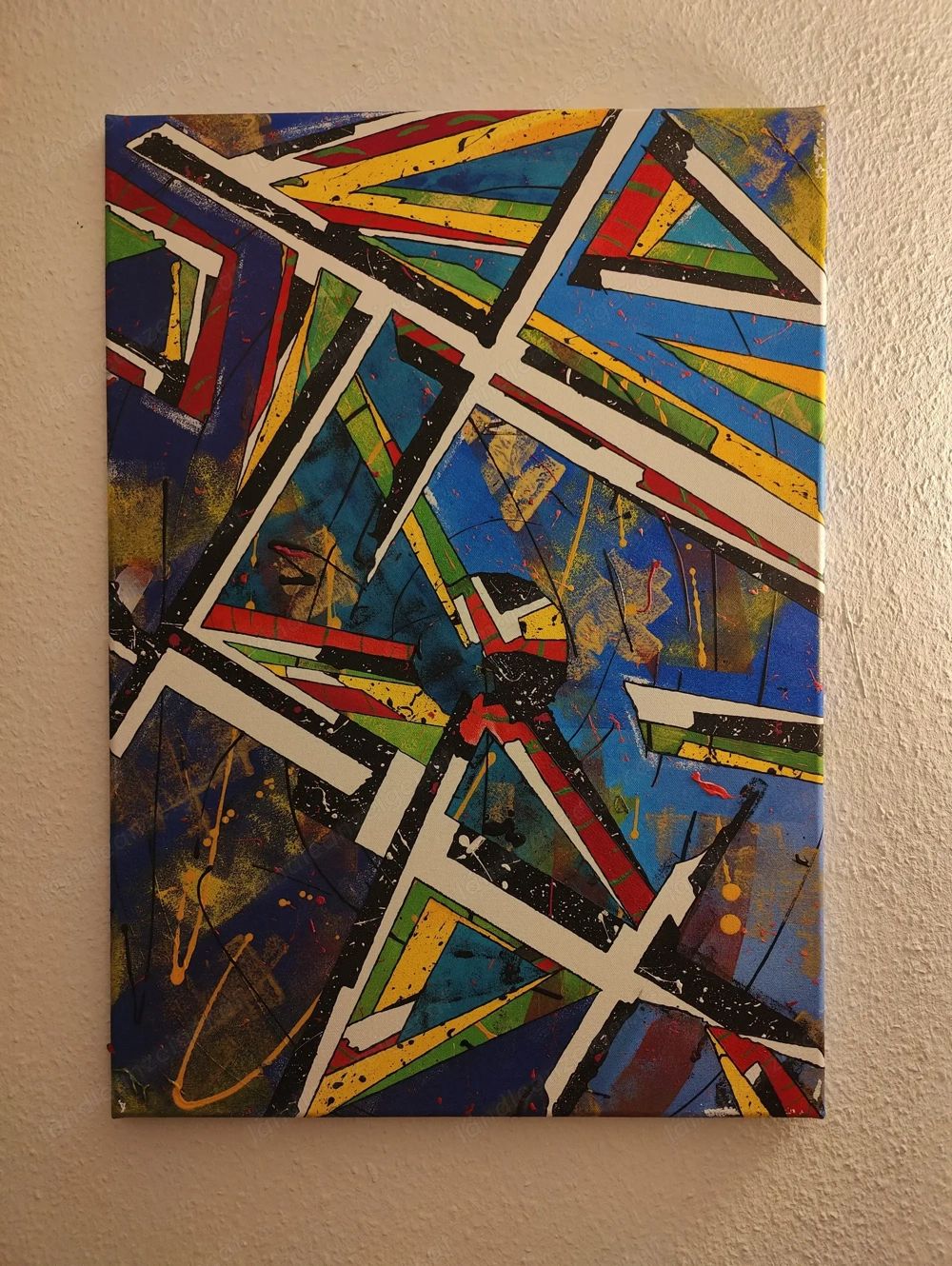 Posttraumatik  Acrylbild 50x70 cm Einzelstück