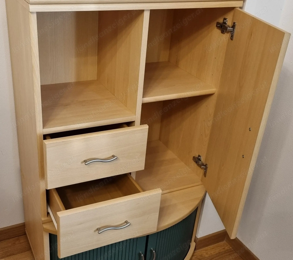 Kommode, Schrank 2 Schubladen, 1 Tür