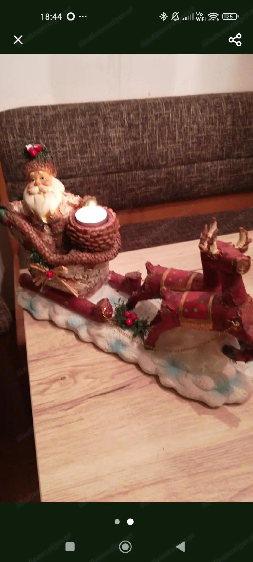 Schöner Weihnachtsschlitten