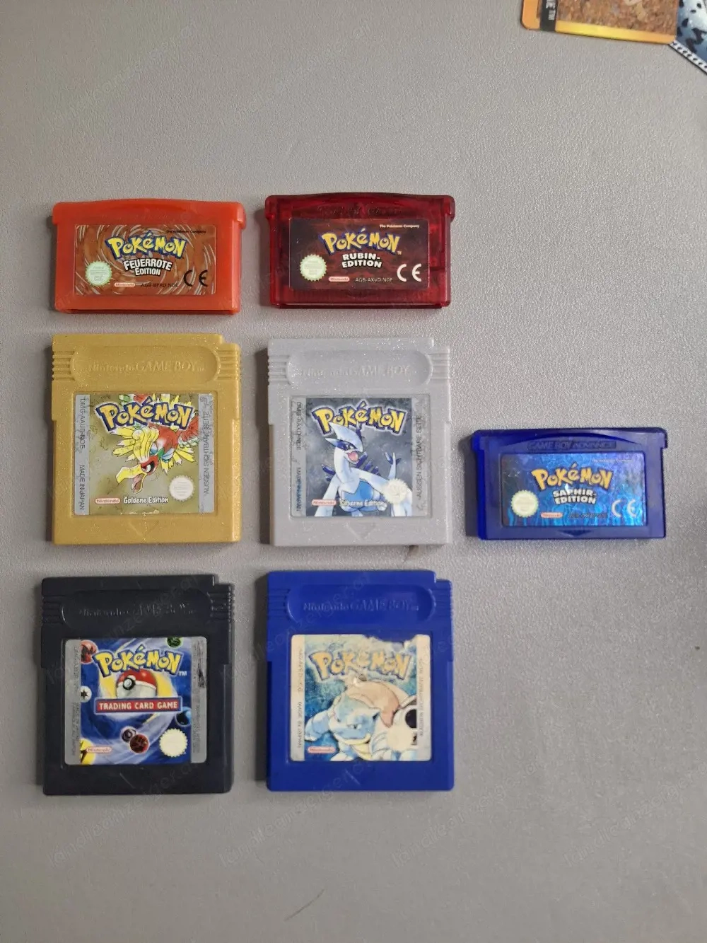 Pokémon Game Boy Spiele Sammlung