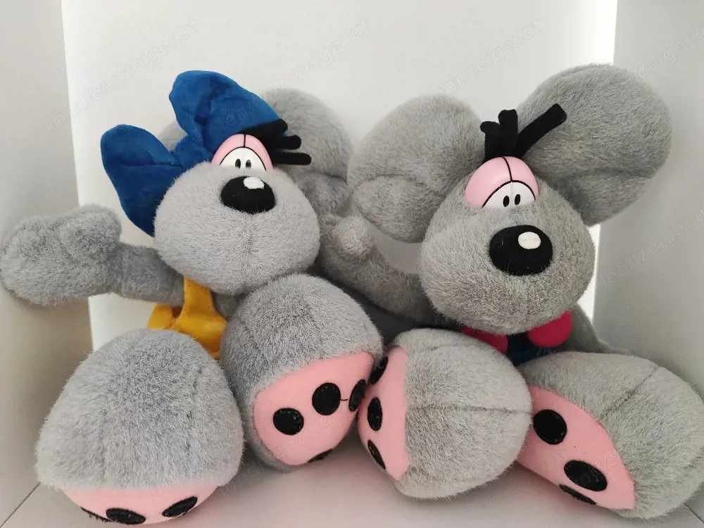    Diddl Maus Paar aus den 90ern    Frisch Gereinigt!   