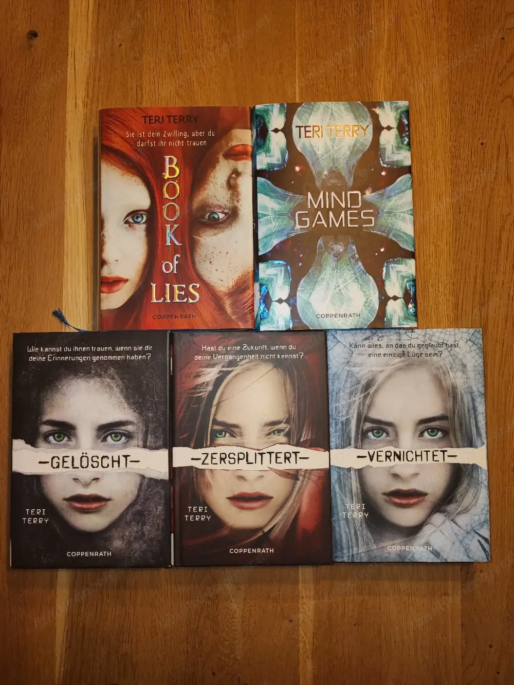 Teri Terry Buchpaket: Slated-Trilogie + 2 weitere Einzelbände (Hardcover)